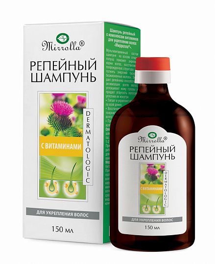 Изображение товара Репейный шампунь с комплексом витаминов для укрепления волос 150 мл Репейный шампунь с комплексом витаминов для укрепления волос 150 мл фотография