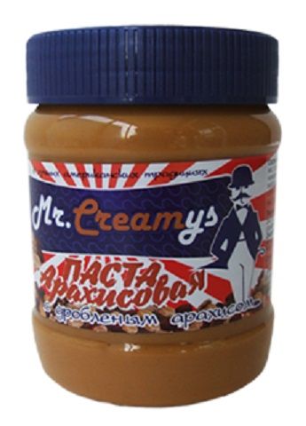 Изображение товара Арахисовая паста Mr. Creamys с кусочками арахиса Арахисовая паста Mr. Creamys с кусочками арахиса фотография
