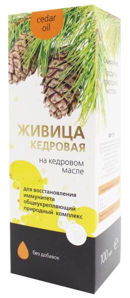 Изображение товара Живица на кедровом масле, 100 мл Живица на кедровом масле, 100 мл фотография