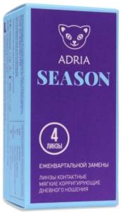 Линзы контактные Adria Season Morning q38 8.6, -6,00 4шт